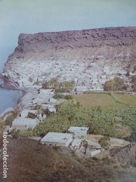 Collecting paper: PUERTO DE MOGAN GRAN CANARIA ANTIGUO HUECOGRABADO