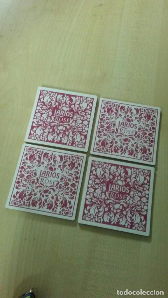Coleccionismo: 4 POSAVASOS LARIOS - Foto 1