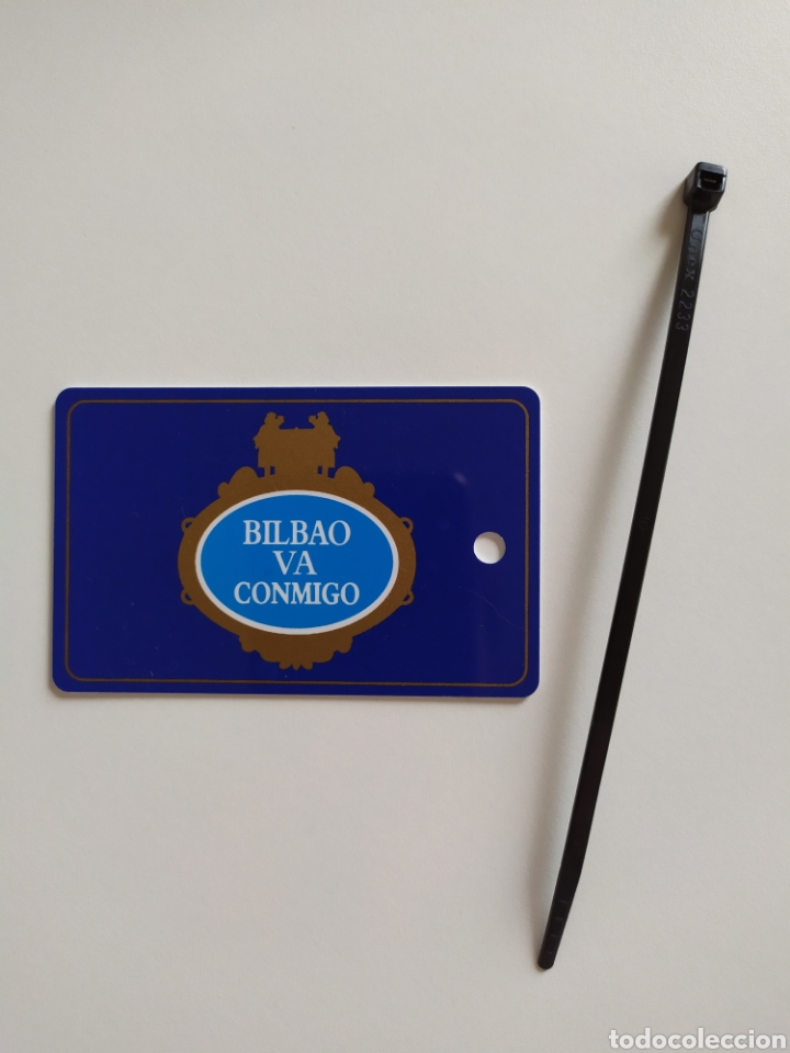 Coleccionismo: Etiqueta maleta viaje Bilbao