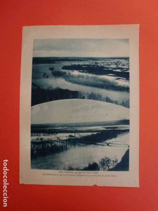 Coleccionismo: LA CRECIDA DEL DUERO EN TORO ZAMORA - QUESITOS GERVAIS - 29/12/1927