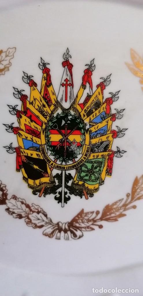 Coleccionismo: LEGI&Oacute;N, BANDEJA HOMENAJE - Foto 3