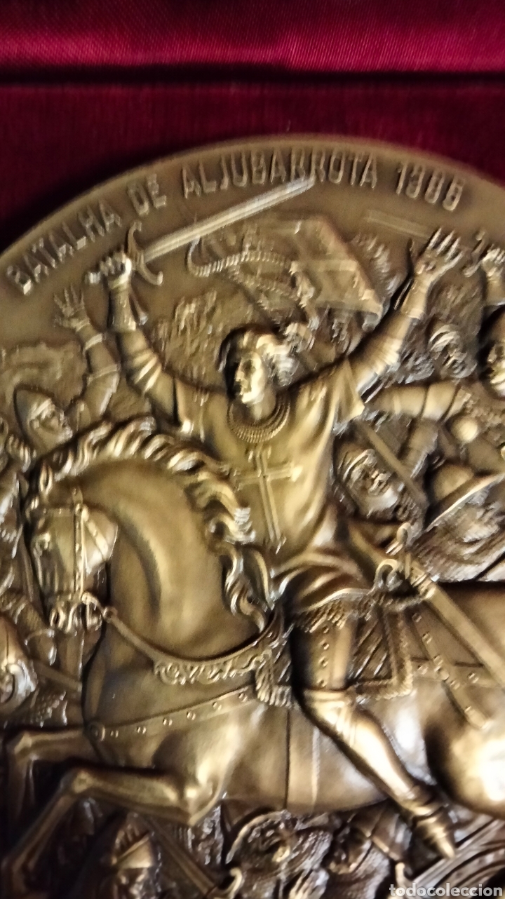 Coleccionismo: ESTUCHE CON MEDALLON EN BRONCE EN RELIEVE . - Foto 3