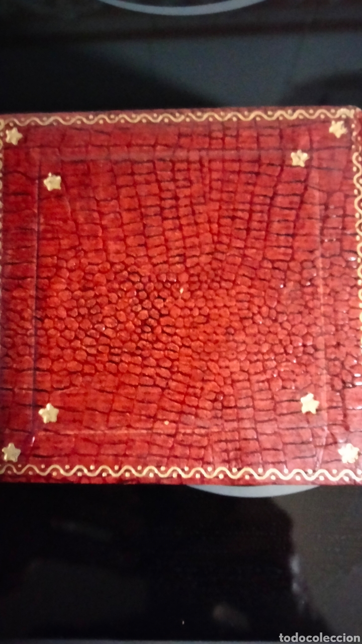 Coleccionismo: ESTUCHE CON MEDALLON EN BRONCE EN RELIEVE . - Foto 7