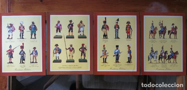 Coleccionismo: 4 L&Aacute;MINAS DE MINIATURAS MILITARES Y GUERRILLEROS ESPA&Ntilde;OLES