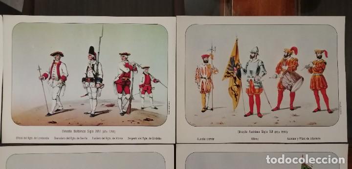 Coleccionismo: 16 L&Aacute;MINAS DE UNIFORMES MILITARES - Foto 3