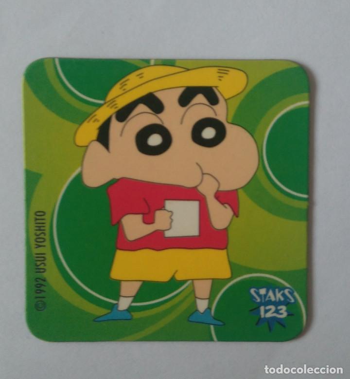 Coleccionismo: stak staks panini shin chan sin magnet iman 123