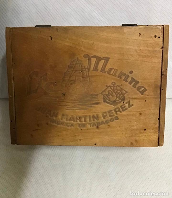 la marina, juan martínez, caja de tabaco