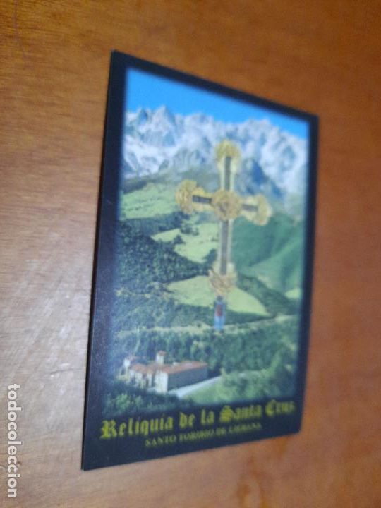 Sammelleidenschaft Papier: ESTAMPA RELIQUIA DE LA SANTA CRUZ. SANTO TORIBIO DE LIEBANA. TEXTO POR DETR&Aacute;S. BUEN ESTADO C-12