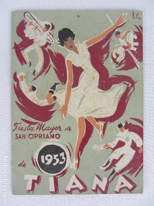 Coleccionismo: 2 Programas de la Fiesta Mayor de Tiana, 1953, y 1946