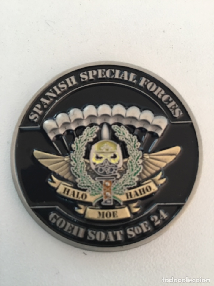 Coleccionismo: OCELOTE RSM GOE II SOA SOE 24 Challenge Coin Moneda - Foto 5