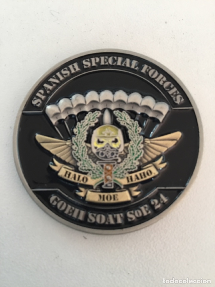 Coleccionismo: OCELOTE RSM GOE II SOA SOE 24 Challenge Coin Moneda - Foto 2