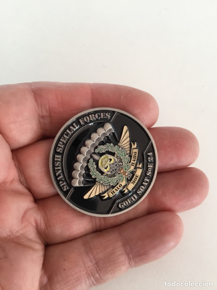 Coleccionismo: OCELOTE RSM GOE II SOA SOE 24 Challenge Coin Moneda - Foto 6