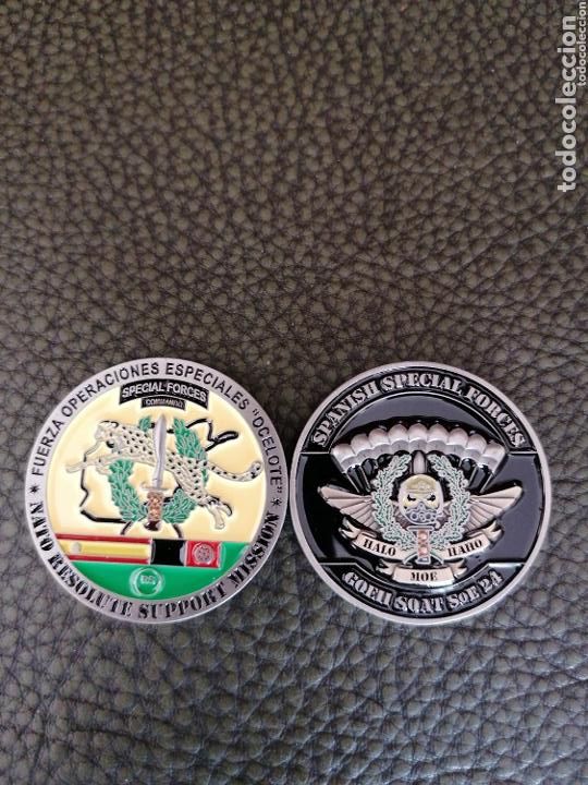 Coleccionismo: OCELOTE RSM GOE II SOA SOE 24 Challenge Coin Moneda - Foto 3