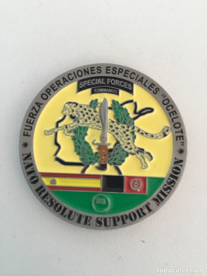 Coleccionismo: OCELOTE RSM GOE II SOA SOE 24 Challenge Coin Moneda - Foto 4