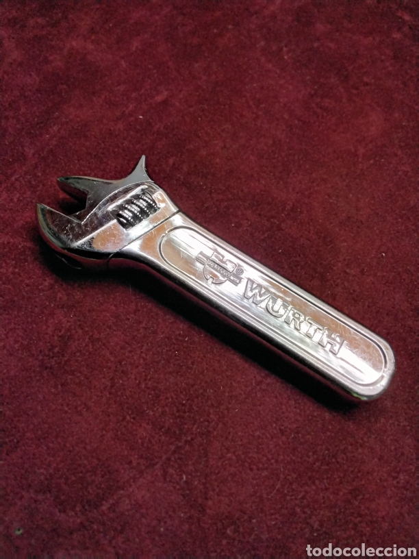 Coleccionismo: Mechero publicidad WURTH en forma de llave inglesa GAS