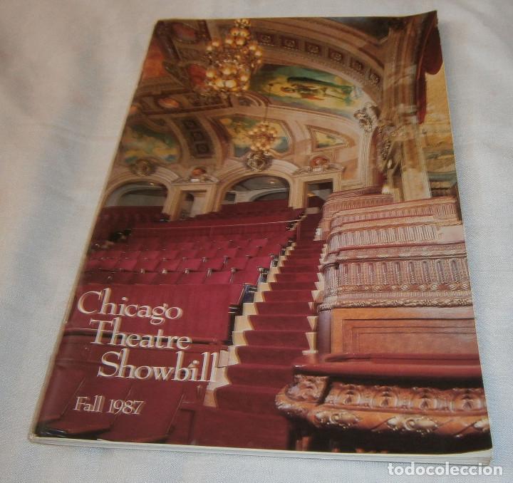 Coleccionismo: programa del Theatre Showbill concierto de Tom Jones + lista de otros conciertos a&ntilde;o 1987