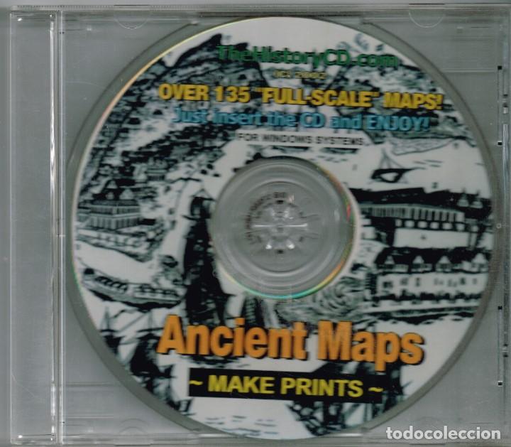 Coleccionismo: CD M&aacute;s de 135 Mapas &rdquo;Full Scale&rdquo; MAPAS ANTIGUOS - TEXTOS EN INGL&Eacute;S - Foto 1