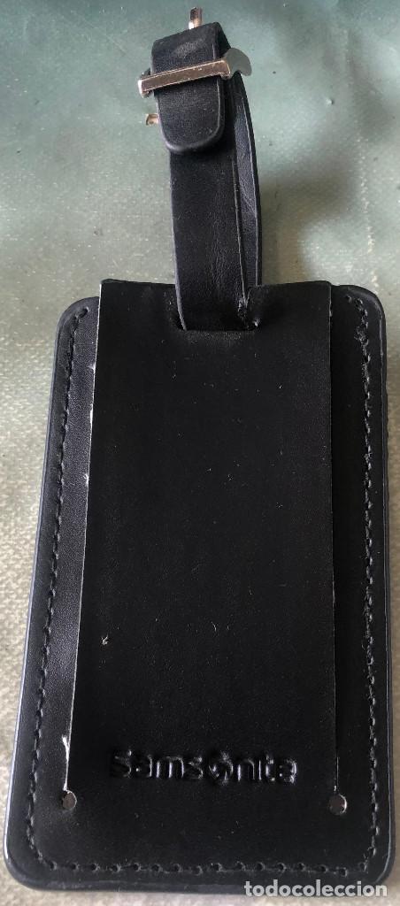 Coleccionismo: Etiqueta de identificaci&oacute;n de equipaje. Marca Samsonite. Buen estado..