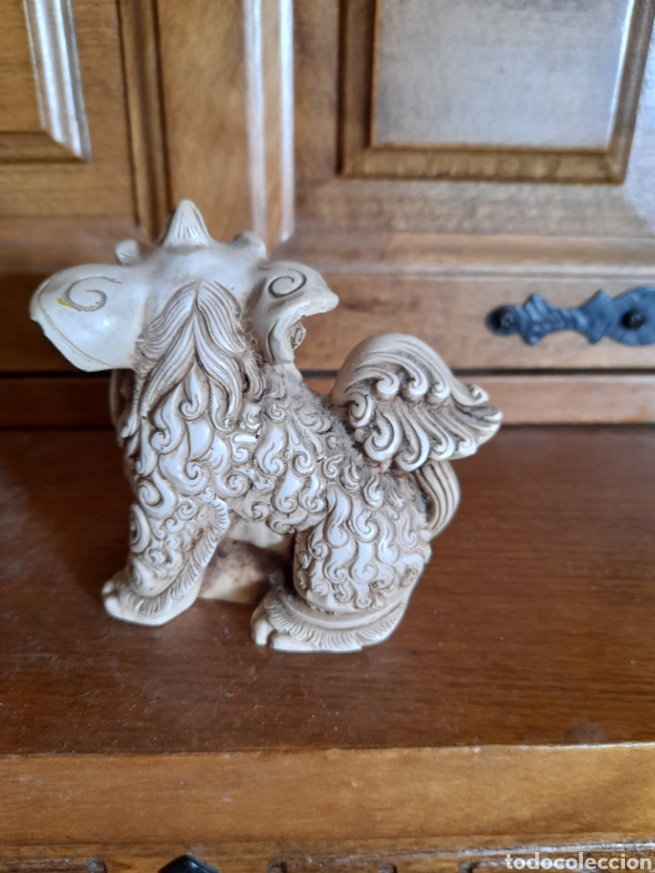 Coleccionismo: Perro Foo de resina - Foto 2