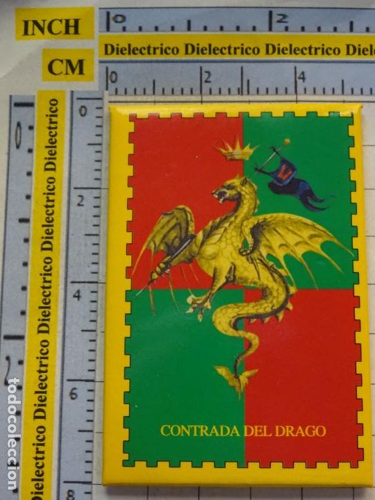 Collectionnisme: IM&Aacute;N DE NEVERA. SOUVENIR RECUERDO TURISMO. CONTRADA DEL DRAGO, MUSEO SIENA. LA TOSCANA. ITALIA