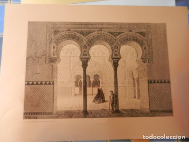 Sammelleidenschaft Papier: LA SALA DE LOS EMBAJADORES &Aacute;LCAZAR - PABELL&Oacute;N DE SEVILLA EN LA EXPO'92 - MIDE 35X50 CM - SEPIA.
