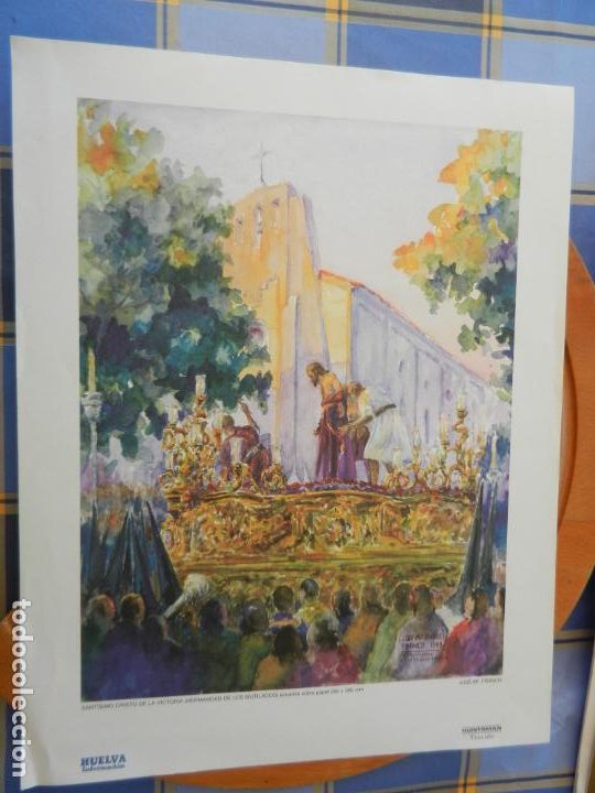 Sammelleidenschaft Papier: JOS&Eacute; M&ordf; FRANCO - L&Aacute;MINA SANT&Iacute;SIMO CRISTO DE LA VICTORIA - HUELVA INFORMACI&Oacute;N - MIDE 38X30 CM.