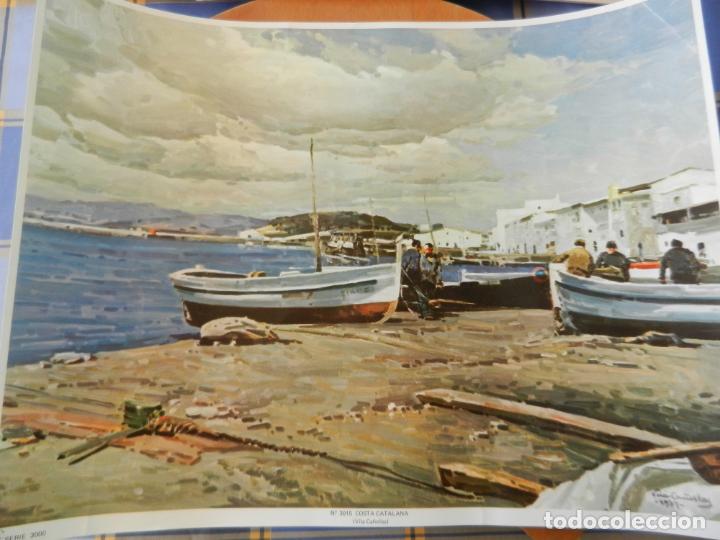 Sammelleidenschaft Papier: VILA CA&Ntilde;ELLAS - L&Aacute;MINA COSTA CATALANA - N&ordm; 3015 - SERIE 3000 - MIDE 41X32 CM.
