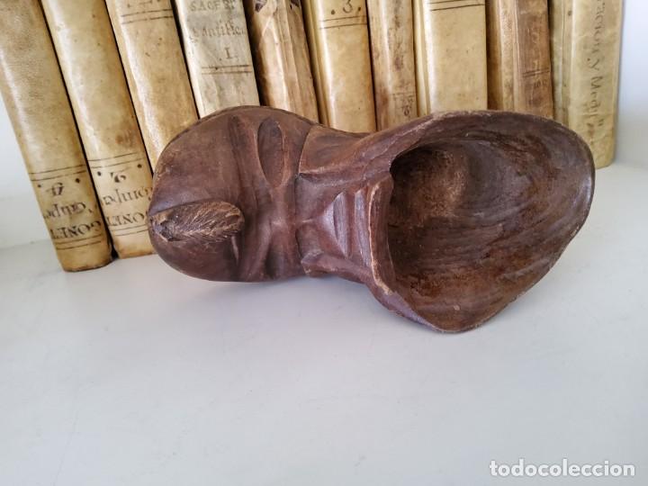 Coleccionismo: ZAPATO CON RATON DE MADERA TALLADA - Foto 7