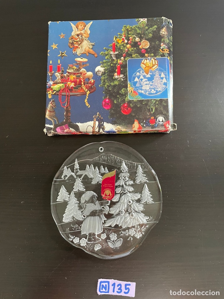 Coleccionismo: Figura navidad Cristal - Foto 1