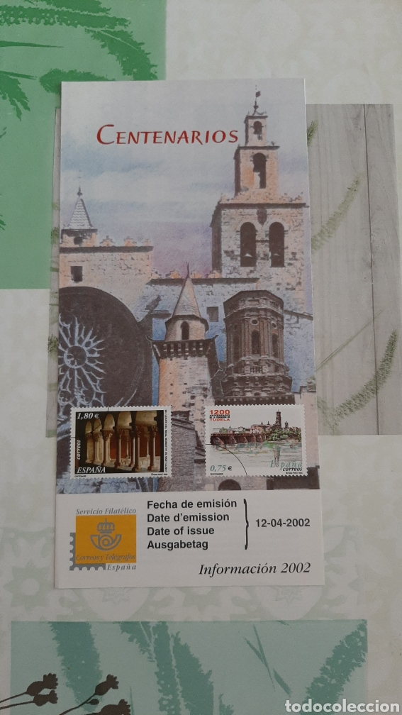 Collectionnisme: 2002 ESPA&Ntilde;A D&Iacute;PTICO INFORMATIVO EDIFIL 3892 / 3 MONASTERIO SAN CUGAT BARCELONA