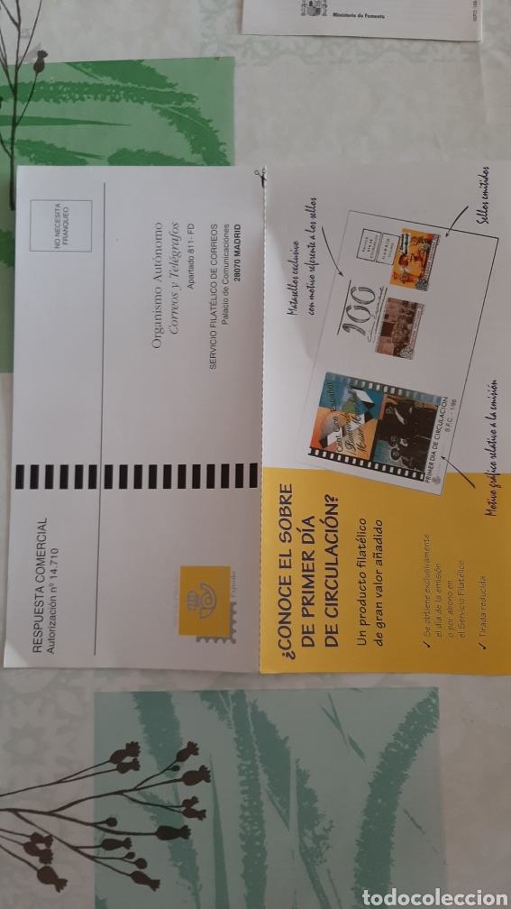 Sammelleidenschaft Papier: IMPRESOS INFORMATIVOS CORREOS SERVICIO FILAT&Eacute;LICO Madrid
