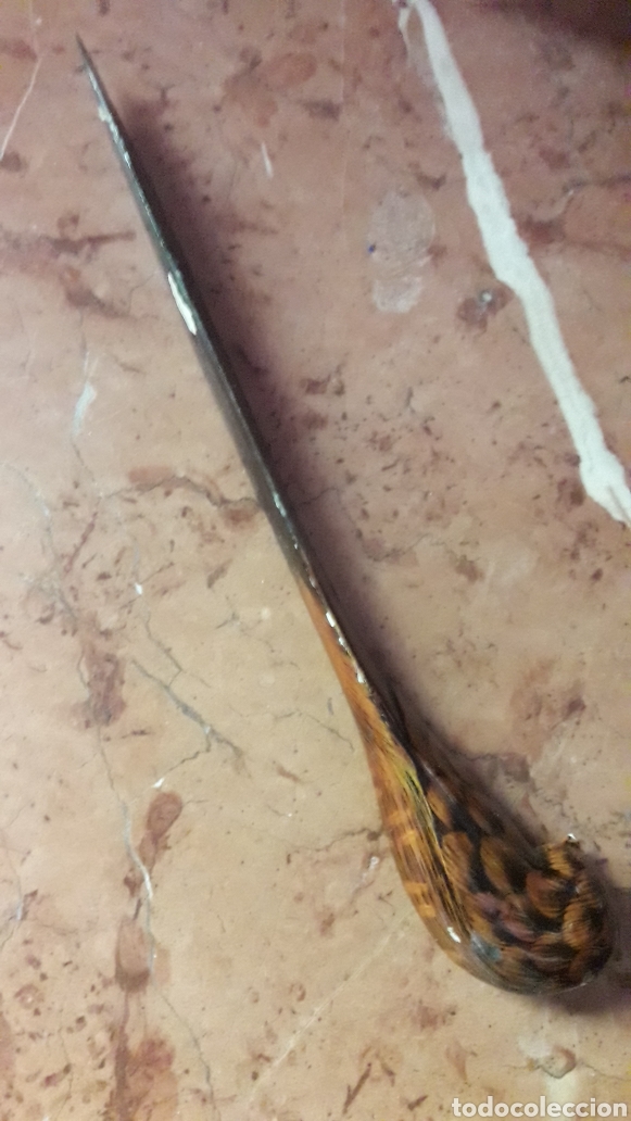 Coleccionismo: Abrecartas madera con un buho - Foto 2