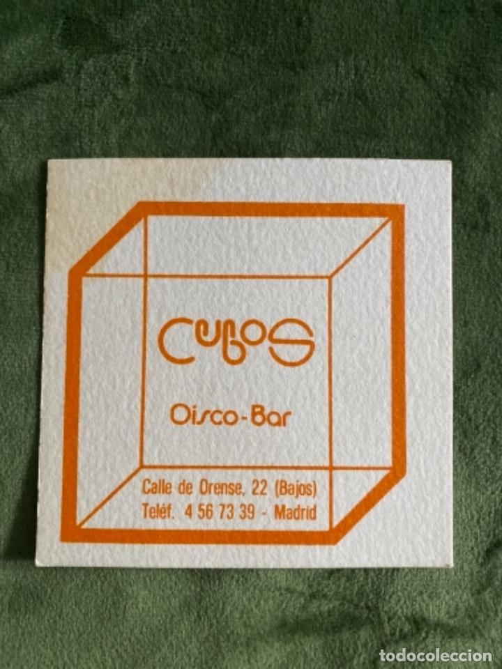 Coleccionismo: ANTIGUO POSAVASOS CUBOS DISCO-BAR MADRID