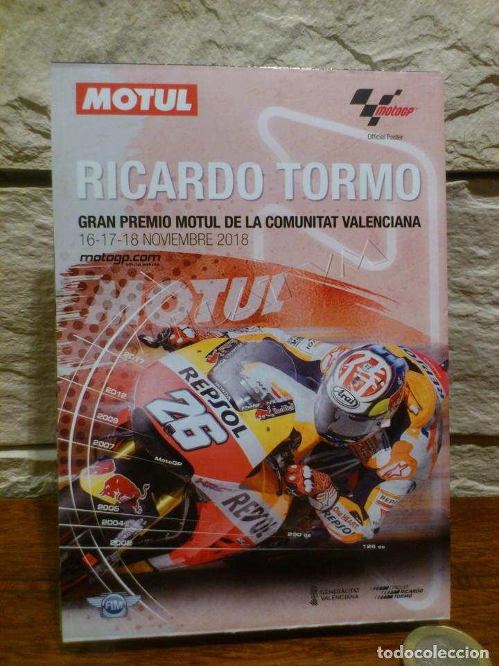 Colecionismo: MOTO GP - CIRCUITO RICARDO TORMO - VALENCIA - G.P. MOTUL 2018 - MOTO - PLANO - MOTOCICLISMO