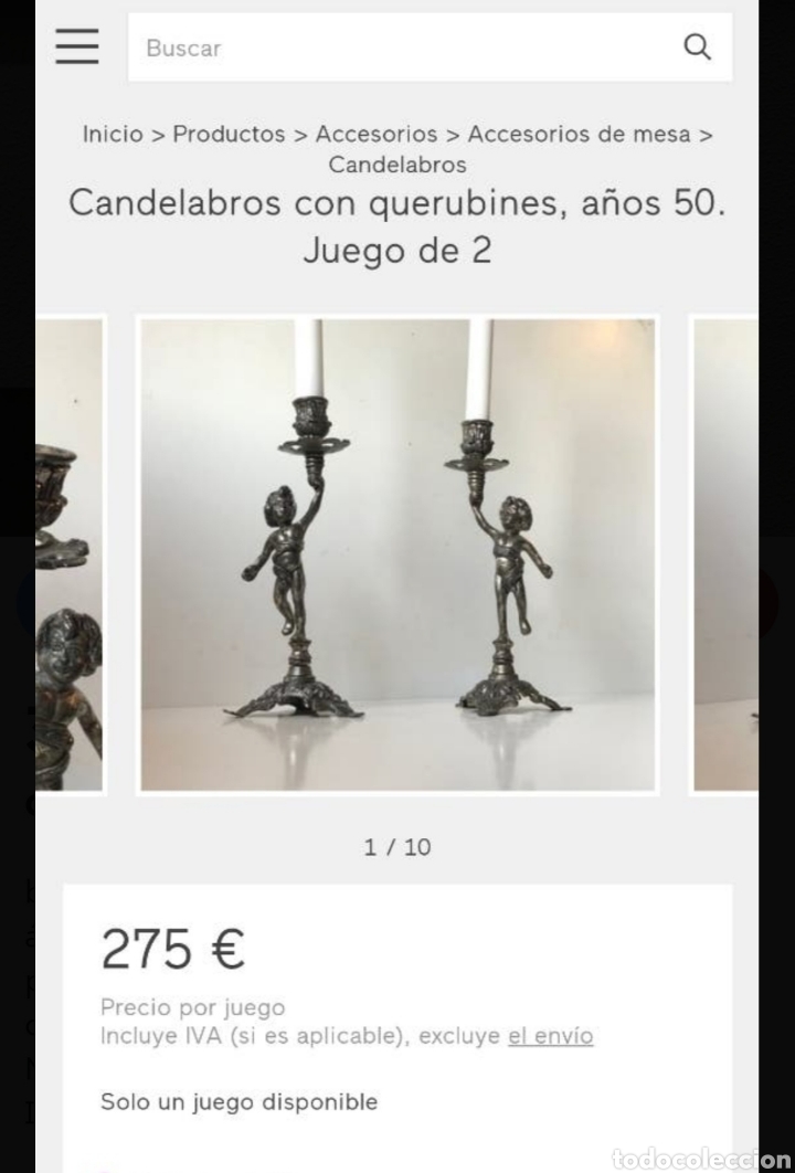 Coleccionismo: Candelabros candelero - Foto 8