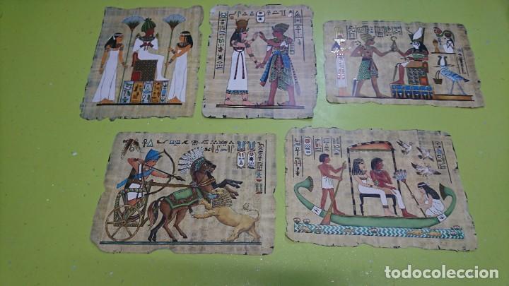 Coleccionismo: LOTE DE 5 POSTALES GRANDES, ANTIGUO EGIPTO, 28 X 21