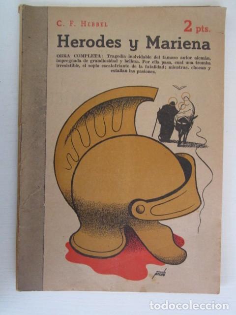 Coleccionismo: REVISTA LITARARIA HERODES Y MARIENA TRAGEDIA EN CINCO ACTOS DE C.F. HEBBEL