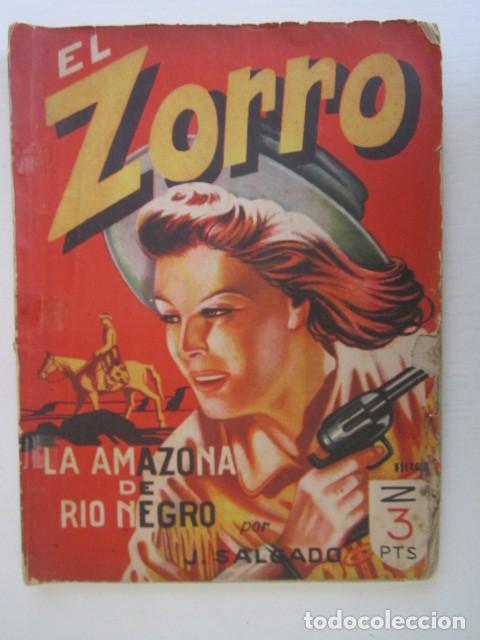 Coleccionismo: NOVELA EL ZORRO LA AMAZONA DE RIO NEGRO J.SALGADO ORIGINAL ANTIGUO