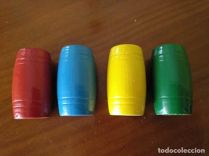 Coleccionismo: 4 CUBILETES DE MADERA - PARCHIS - - Foto 26