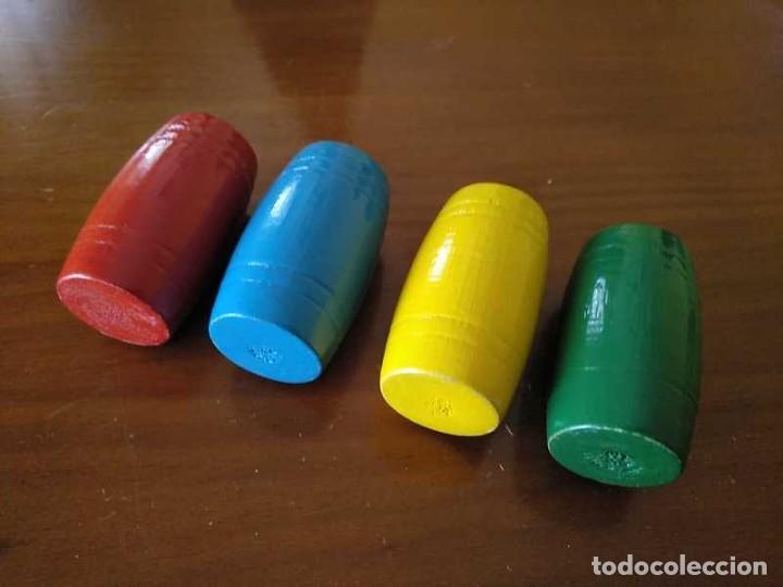 Coleccionismo: 4 CUBILETES DE MADERA - PARCHIS - - Foto 27