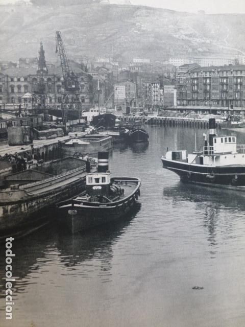 Collecting paper: BILBAO ANTIGUA LAMINA HUECOGRABADO A&Ntilde;OS 50 16 X 22 CMTS