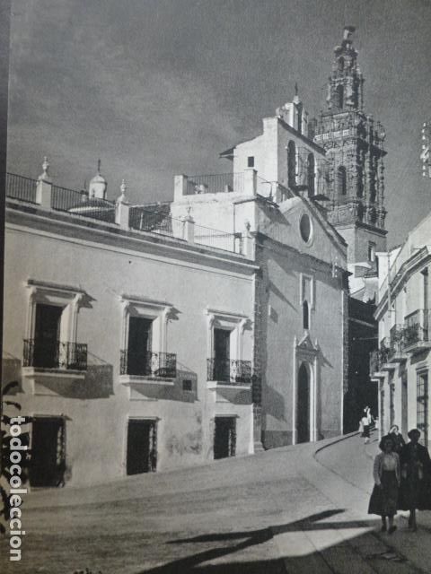 Sammelleidenschaft Papier: JEREZ DE LOS CABALLEROS BADAJOZ ANTIGUA LAMINA HUECOGRABADO A&Ntilde;OS 50 16 X 22 CMTS