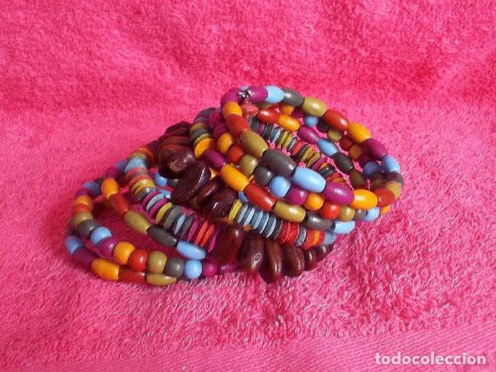Coleccionismo: PULSERA DE ABALORIOS - Foto 4