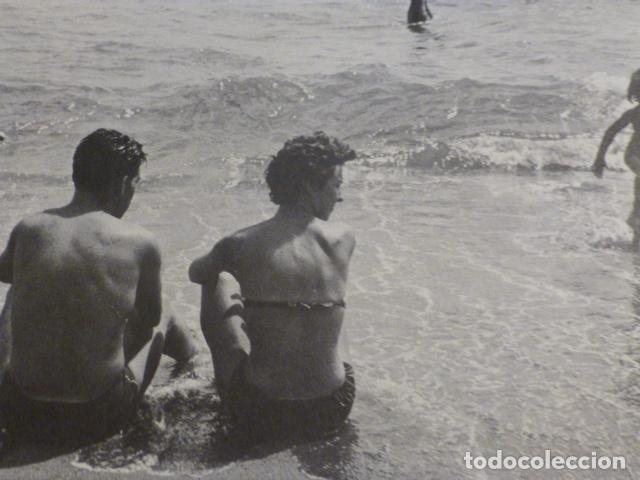 Coleccionismo: TORREMOLINOS MALAGA ANTIGUA LAMINA HUECOGRABADO A&Ntilde;OS 50