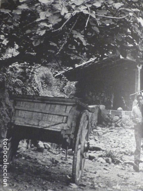 Collecting paper: LA RIERA CANGAS DE ONIS ASTURIAS ANTIGUA LAMINA HUECOGRABADO A&Ntilde;OS 50