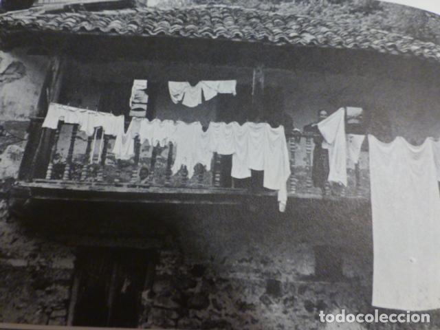 Colecionismo: LA RIERA CANGAS DE ONIS ASTURIAS ANTIGUA LAMINA HUECOGRABADO A&Ntilde;OS 50
