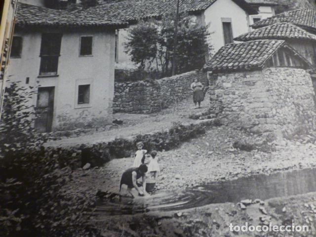 Collecting paper: LA RIERA CANGAS DE ONIS ASTURIAS ANTIGUA LAMINA HUECOGRABADO A&Ntilde;OS 50