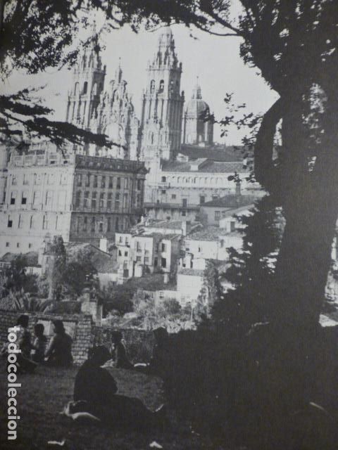 Collectionnisme: SANTIAGO DE COMPOSTELA LA CORU&Ntilde;A ANTIGUA LAMINA HUECOGRABADO A&Ntilde;OS 50