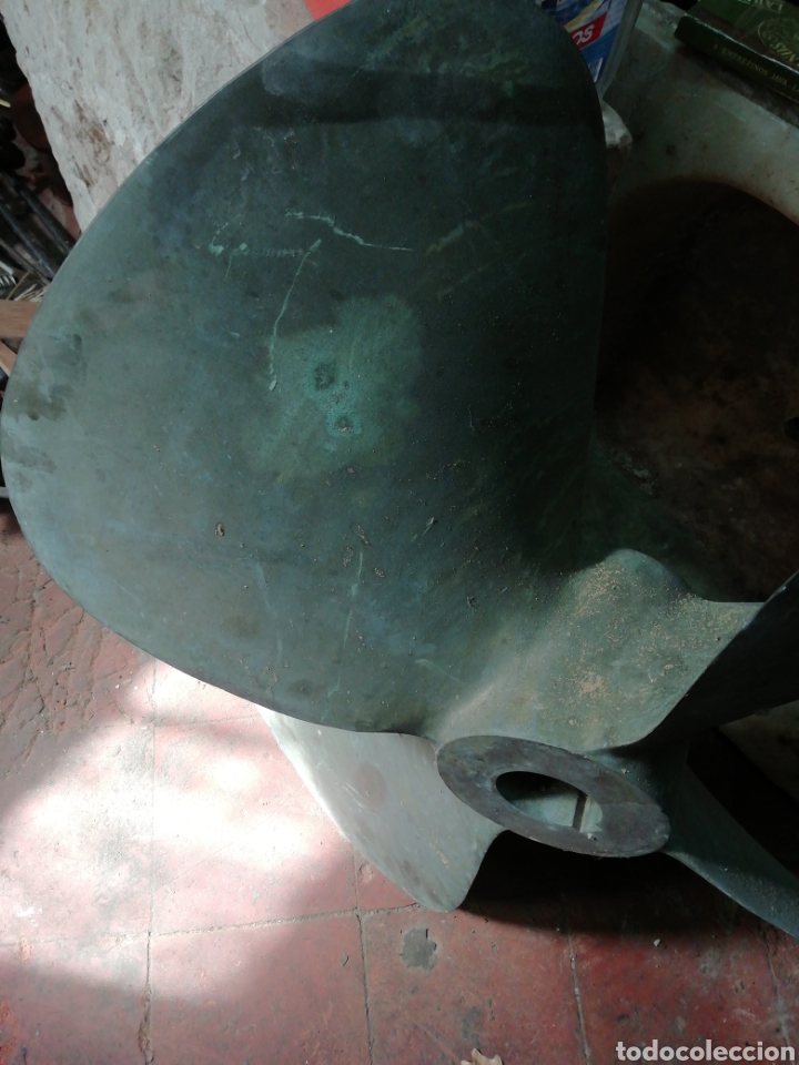 Coleccionismo: H&eacute;lice de barco de bronce - Foto 2