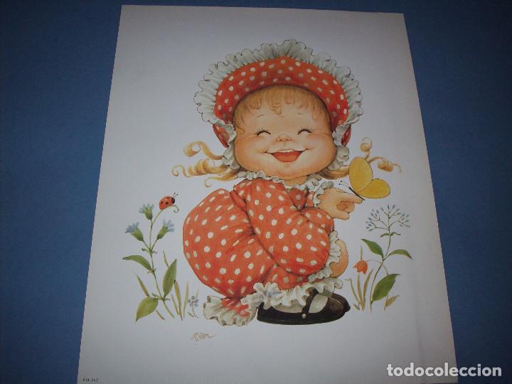 Coleccionismo: lamina de la dibujante ruth morehead - Foto 1